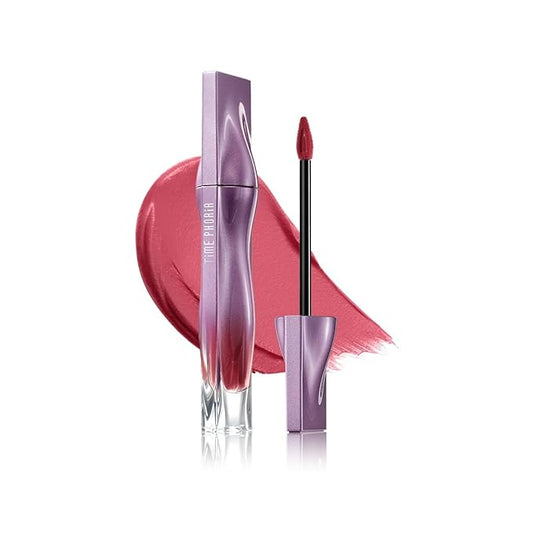 NEBULA VELVET LIP CREAM-Long Lasting Lip Stain, Waterproof and Transferproof Lip Tint, Matte Finish, Smooth Out Lip Lines, Lightweight & High Coverage, Stocking Stuffers (13 AQUILA)