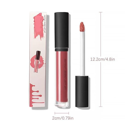 2026 New 12 Colors Lips Staining Lip Oil, Cream Texture Lipstick Long-Lasting Moisturizing Lip Oil, Upgrade Waterproof Lipstick Creamy Lip Gloss Non-stick to Cup (#9)