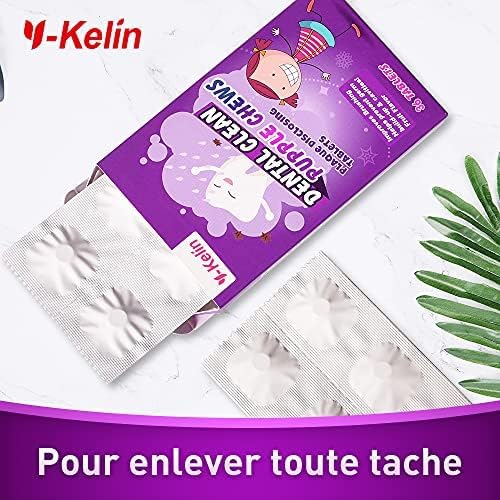 Dental Plaque Disclosing Tablets for Kids & Adults - Showing Plaque by Changing Color - Helps Teach Brushing Habits for Clean Teeth - 108Count