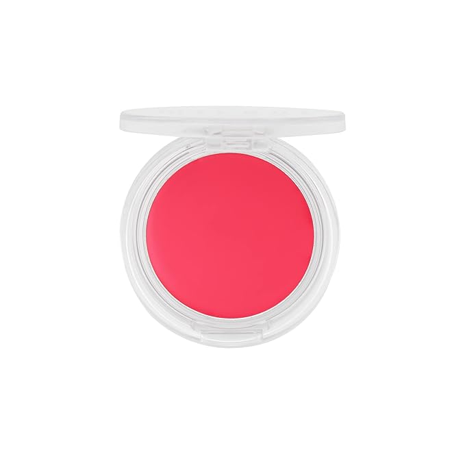 Milani Blush Makeup – Cheek Kiss Cream Blush for Cheeks, Buildable Cream-to-Gel Blusher & Lip Tint, Dewy Natural Color, Hydrating - Coral Crush
