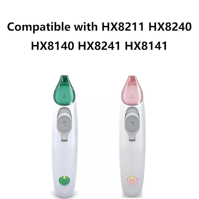 2 Count HX8012 Nozzles Airfloss Replacement Heads Compatible with Philips Sonicare HX8140 HX8211 Flosser Handle