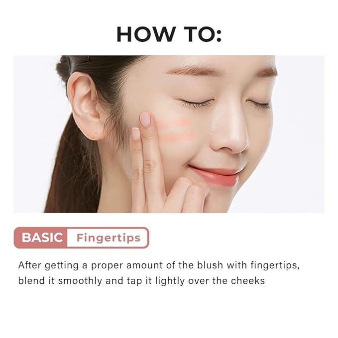 A'PIEU Juicy-Pang Jelly Blusher [BE01] – Soft Touch Blush for Cheek with Combined Cream & Powder Texture for Natural Dewy-Finish, No Fall-Out. 0.17 oz