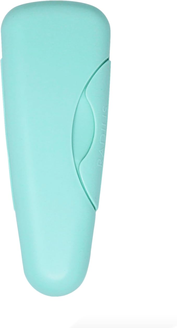 RADIUS Travel Case Value Pack, 3 Count (Toothbrush, Razor, Soap), BPA-Free Recycled Plastic, Portable for Bathroom, School, Home, Camping - Mint Green