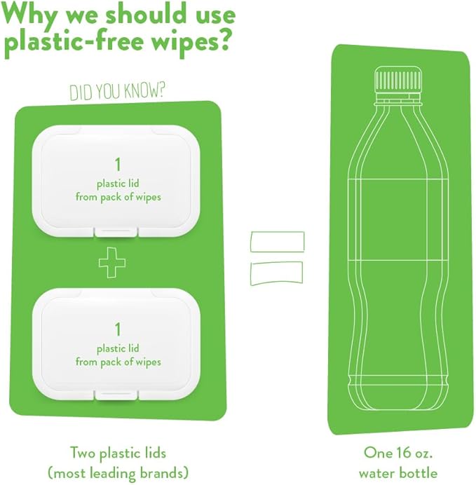 Simpleaf Flushable Wet Wipes Aloe Vera| Eco-Friendly, Paraben & Alcohol Free | Hypoallergenic & Safe for Sensitive Skin | Soothing Aloe Formula | (6 x 25 Counts Convenient Pack) 150 Counts Total