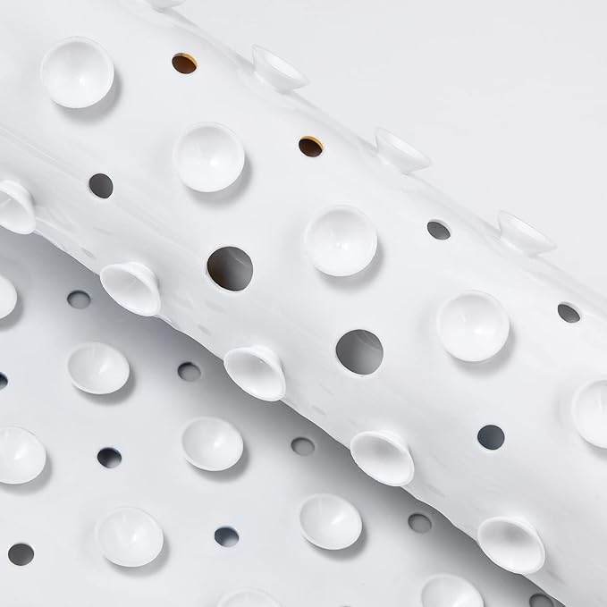 Baby Bath Mat for Tub Kids Non Slip Bathtub Mats Baby Extra Long 40X16 Inch Bathroom Toddler Anti Slip Shower Mat with Suction Cups & Drain Holes,Machine Washable,Whale