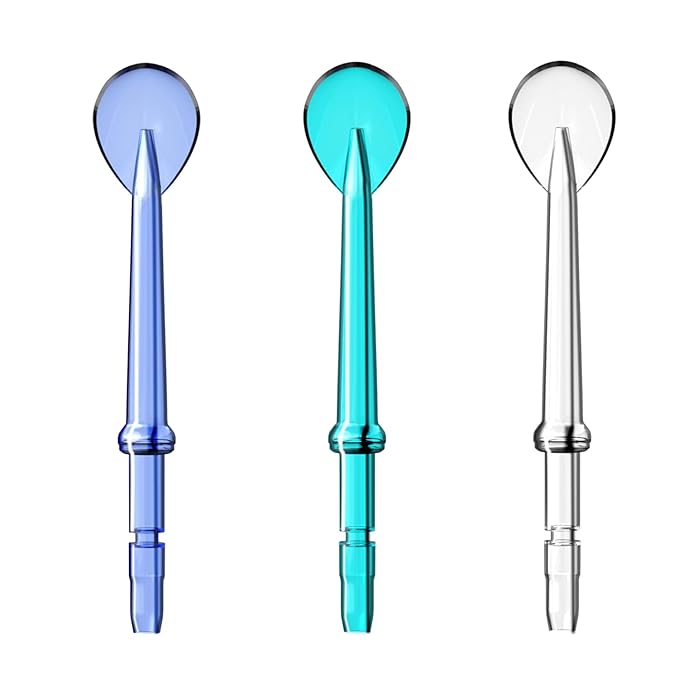 Tongue Cleaner Tip for Waterpik Water Flosser, Tongue Scraper Attachment Replacement for Waterpik Water Flosser, 3PCS
