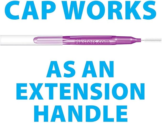 Piksters Interdental Brushes, 35 pk, Size 1, Interdental Tooth Brush for Tight Gaps, Gum Soft Bristles for Plaque Removal, Safe for Braces