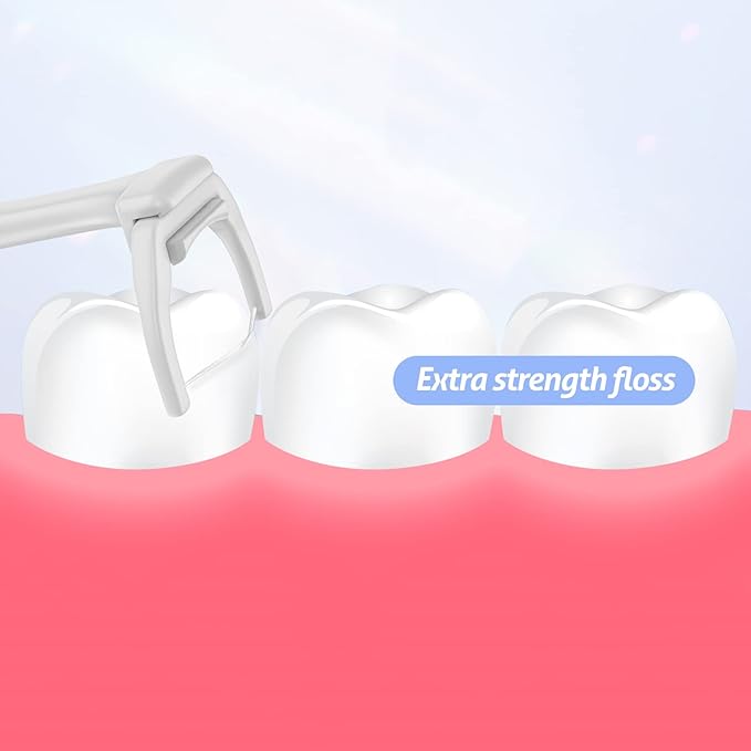 RAZOKO Disposable Snap-On Flosser Refill Heads 180 Count Fits for RAZOKO Dental Floss Handle