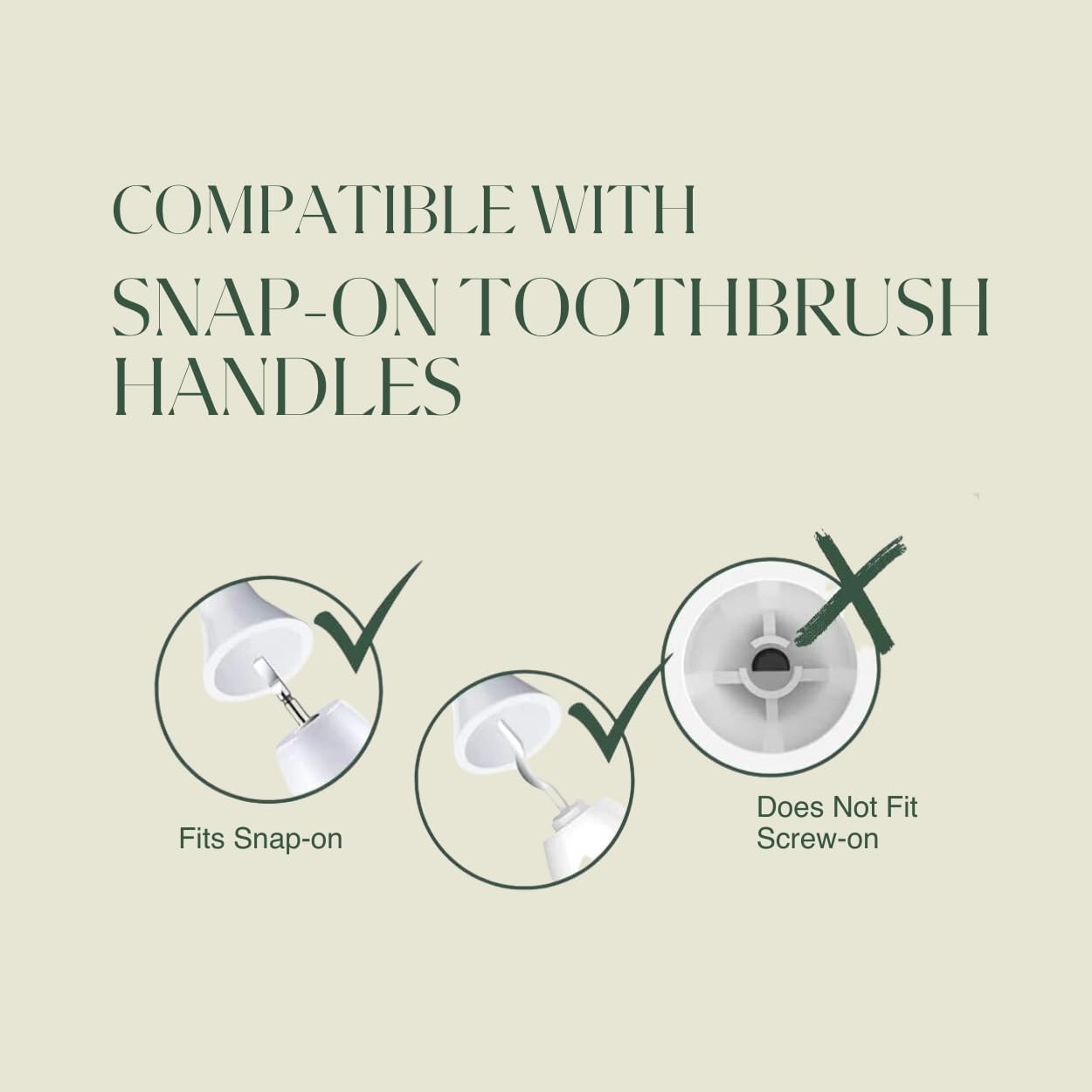 Plus Ultra Eco-Friendly Oral-B Compatible Electric Toothbrush Replacement Heads | 3 Heads Per Pack | Made with Recycled Plastic | Soft Toothbrush for Sensitive Teeth