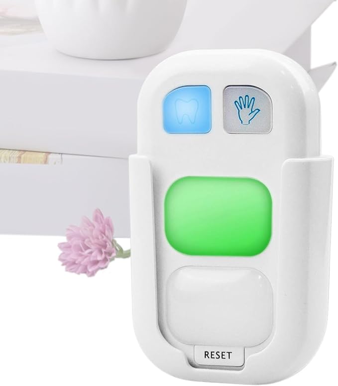 Brushing Timer for Kids – 20-Second Hand Wash Countdown, Bathroom Hygiene Training Accessory, Fun Timer for Teeth Brushing and Hand Washing, Suitable for Home, Apartment, School, Kitchen