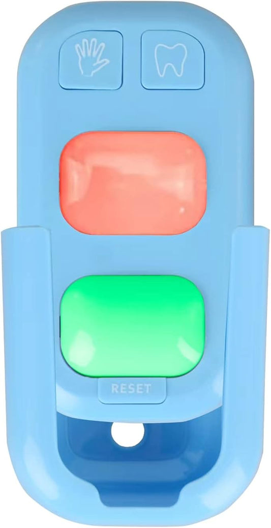 Timer for Kids,2 Minutes Teeth Brush Timers,20 Seconds Bathroom Hand Washing Timer, Color Indicator Light Stick on Bathroom Timer for Children Training Coach(Blue2)