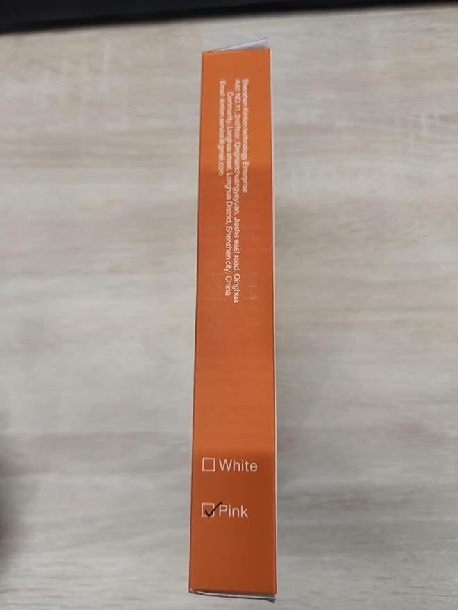 Kintion Travel Makeup Mirror, 6"*4.2" Rechargeable Portable LED Lighted Tabletop Vanity Mirror, 3 Colors Touch Dimmable Compact Mirror for Women Gift, Pink