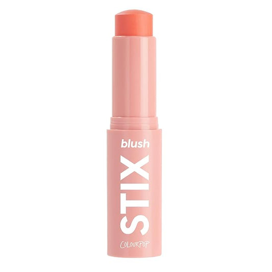 ColourPop Blush Stix - Cream Blush Stick with a Blendable, Hydrating Formula and Natural, Skin-Like Finish - Glowy Summer Makeup for Cheeks, Eyes & Lips - Under Pressure (0.28 oz)