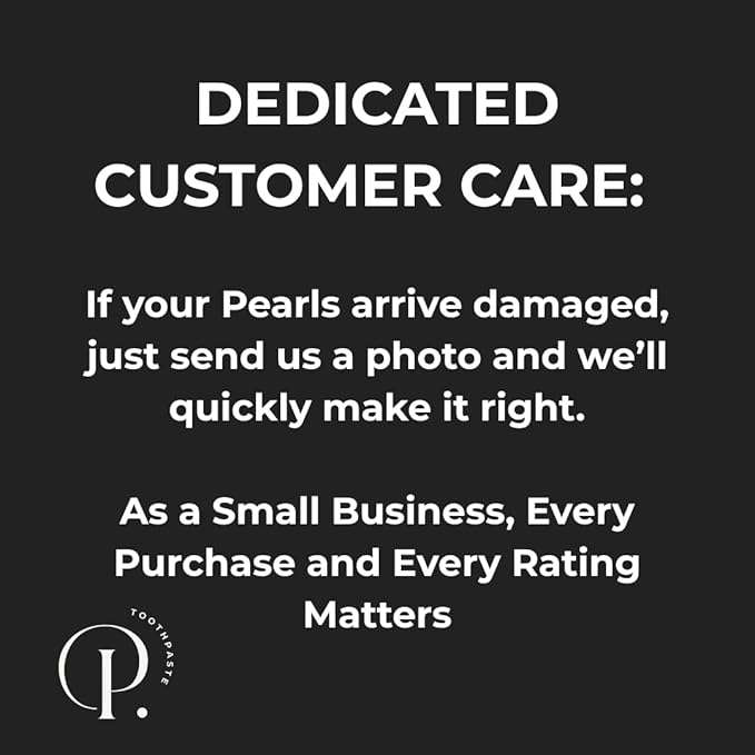 Starter Kit: The Pearl Jar & Fluoride Mint Toothpaste Tablets | Dentist Developed | Natural Whitening | TSA Approved | Reusable Packaging (Jar + 62 Tablets)