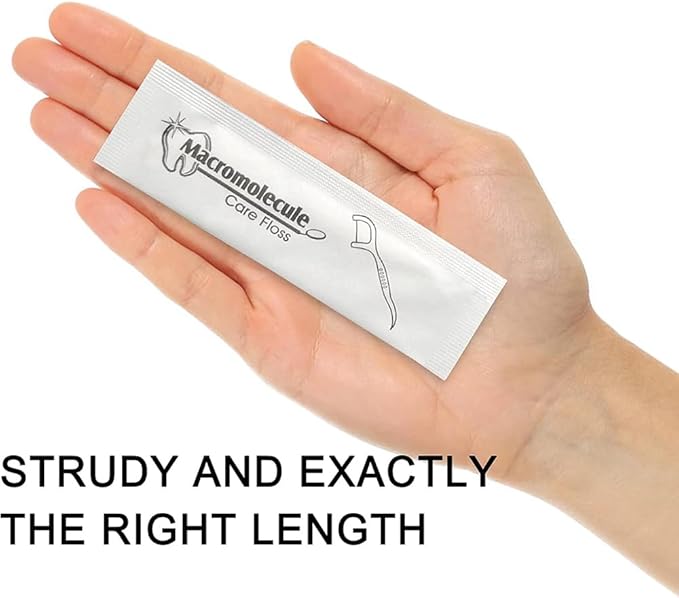 300 Count Dental Floss Picks Individually Wrapped,Leiouna Flossers Single Wrapped for Adults and Kids,Travel Hotel Restaurant Office for Teeth Clean (300)