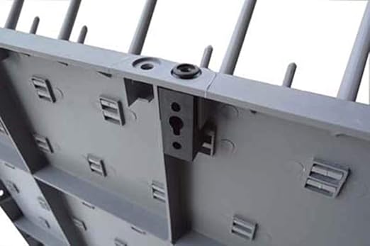 Lab Supply Drying Rack Pegboard Bench-top Wall-Mount Laboratory Glassware 52 Detachable Pegs Lab Drying Draining Rack Cleaning Equipment (Grey)