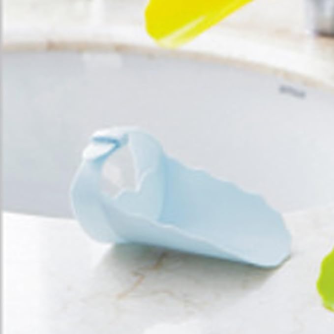 Faucet Extender for Toddlers,Generic Kids Faucet Extender Sink Extender for Kids Hand Washing, Suitable for Bathroom, Bathtub Sink, Fits Most Faucets(Blue)