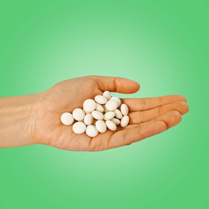 DC24 DAILY CARE 0-Calorie Breath Mints,100% Erythritol, Sugar Free, Natural Spearmint, Gluten Free, 30 Count, Pack of 4