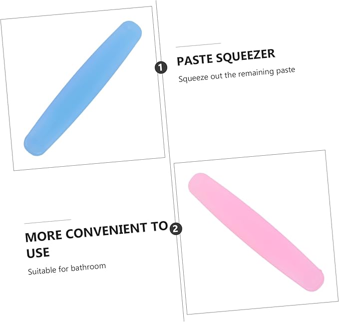 30pcs Toothpaste Squeezer Pump for Boys and Girls Whitening Pump Dispenser Bathroom Tool Random Color