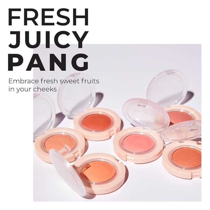 A'PIEU Juicy-Pang Jelly Blusher [RD01] – Soft Touch Blush for Cheek with Combined Cream & Powder Texture for Natural Dewy-Finish, No Fall-Out. 0.17 oz