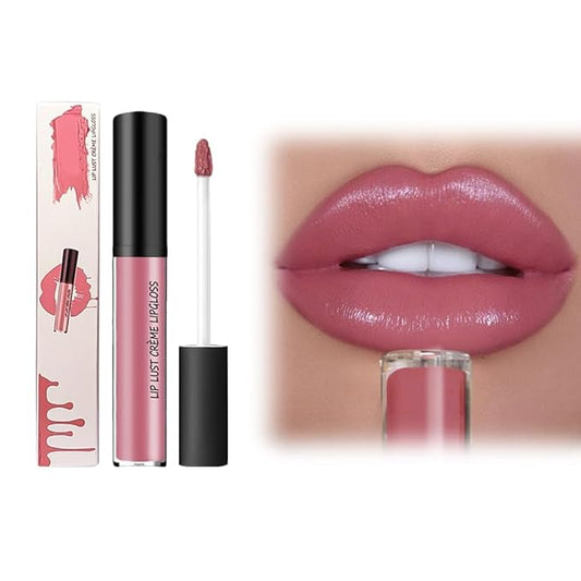 2026 New 12 Colors Lips Staining Lip Oil, Cream Texture Lipstick Long-Lasting Moisturizing Lip Oil, Upgrade Waterproof Lipstick Creamy Lip Gloss Non-stick to Cup (#5)
