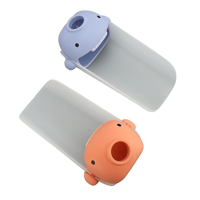 Fdit 2Pcs Cute Toddlers Sink Faucet Extender Easy Installation for Hand Wash in Bathroom Kitchen