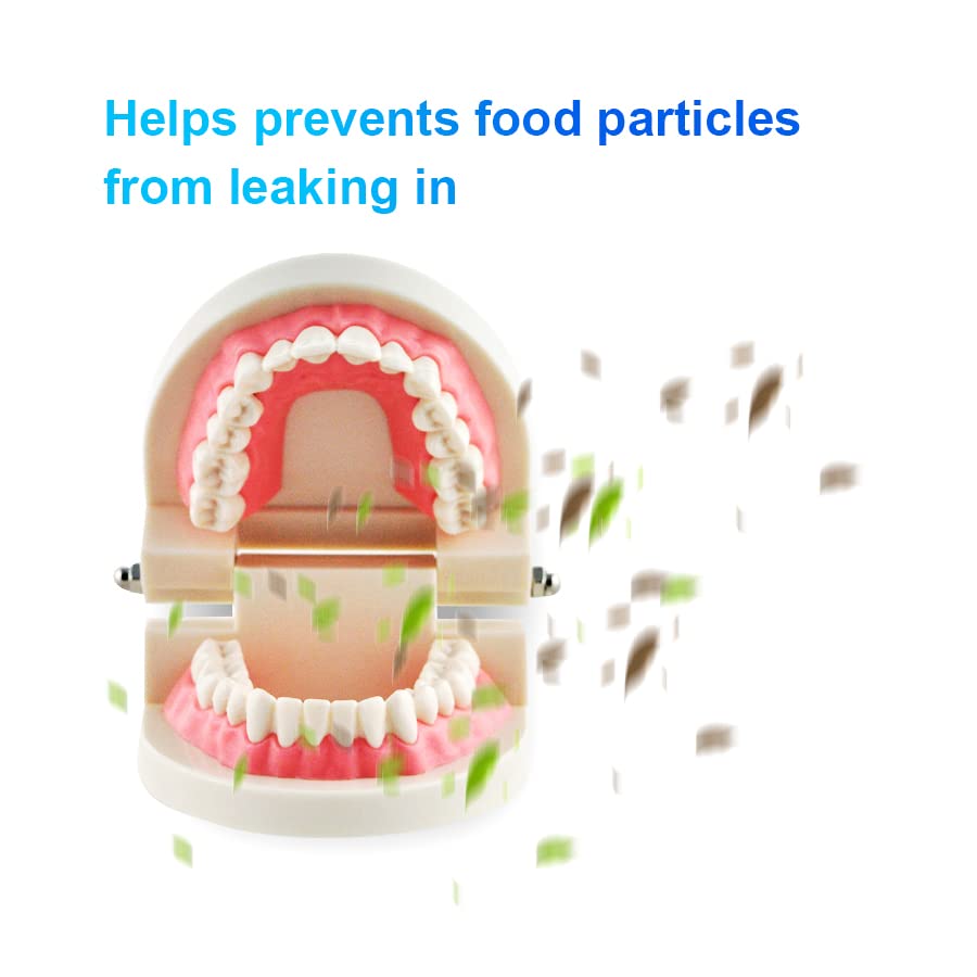 Generic Zinc Free Long-Lasting Denture Adhesive Cushion, 120 Pads (4 Pack) - Silicone Pads for Secure Hold and Food Seal - Lower