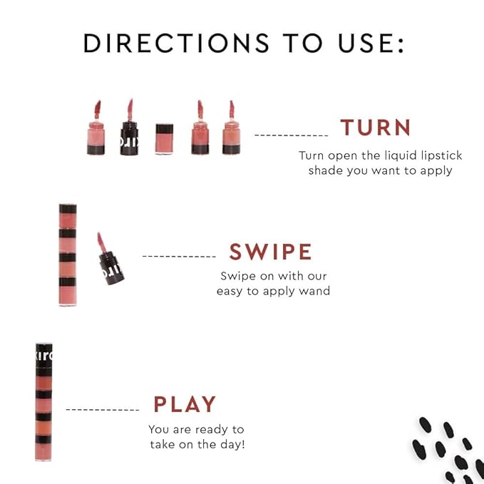 KIRO Four Play Non-Stop Airy Matte Liquid Lip Stack – Ultimate Quad | 4 Nude Lipstick Shades | Long-Lasting, Transfer-Proof, Hydrating, Lightweight | Infused with Avocado & Apricot Oils | 6ml