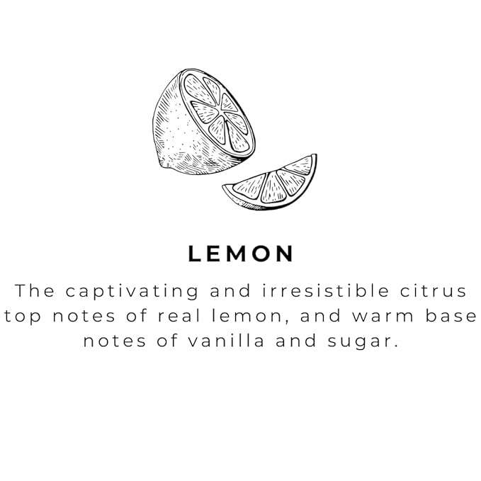 River Birch Lemon Scented Natural Hand Soap - Handmade Soap - Moisturizing Hand Wash with Amber Glass Dispenser - Luxury Scented Hydrating Hand Soap - Vegan and Non-Toxic - 16 Fl Oz