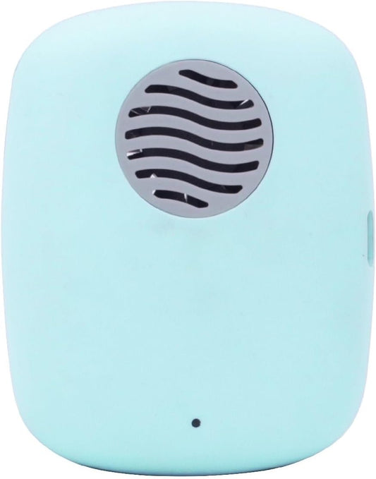 Mini Travel Toothbrush Cover with Air Drying Fan, Toothbrush Travel Case with Drying Lamp Rechargeable Portable Toothbrush Container Toothbrush Holder (Blue)