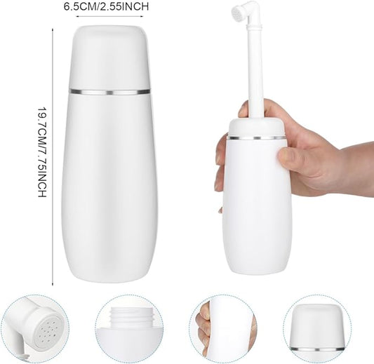 Portable Bidet for Travel 400ml Upside Down Peri Bottle Sprayer Handheld for Postpartum Perineal Care Hemorrhoid Treatment