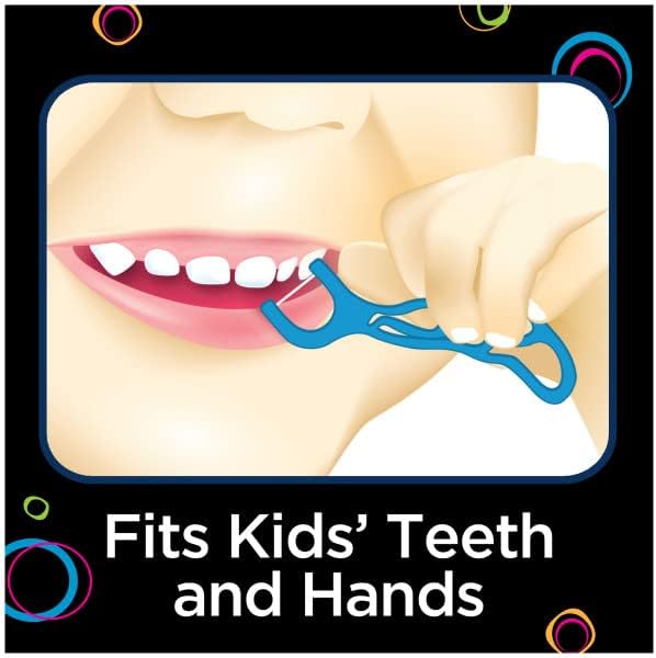 DenTek, Kids Fun Flossers, Removes Food & Plaque, 40 Count (Pack of 8)
