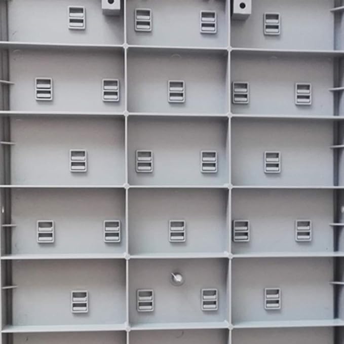 2Pcs Lab Drying Rack, Wall-Mount Laboratory Glassware Drying Rack, 27 Pegs Lab Drying Draining Rack, w/Tray Hole+Water Outlet Hose (US Stock)