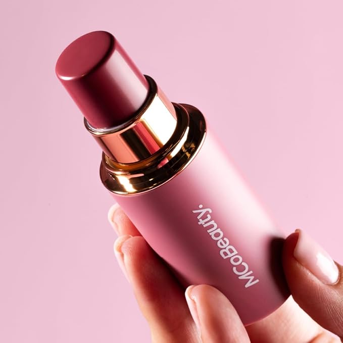 MCoBeauty - Baby Face Multiuse Cream Stick for Lips and Cheeks - Blush Stick in Deep Rose Shade - Contains Moisturising Jojoba Seed Oil, Coconut Oil and More - Lucy