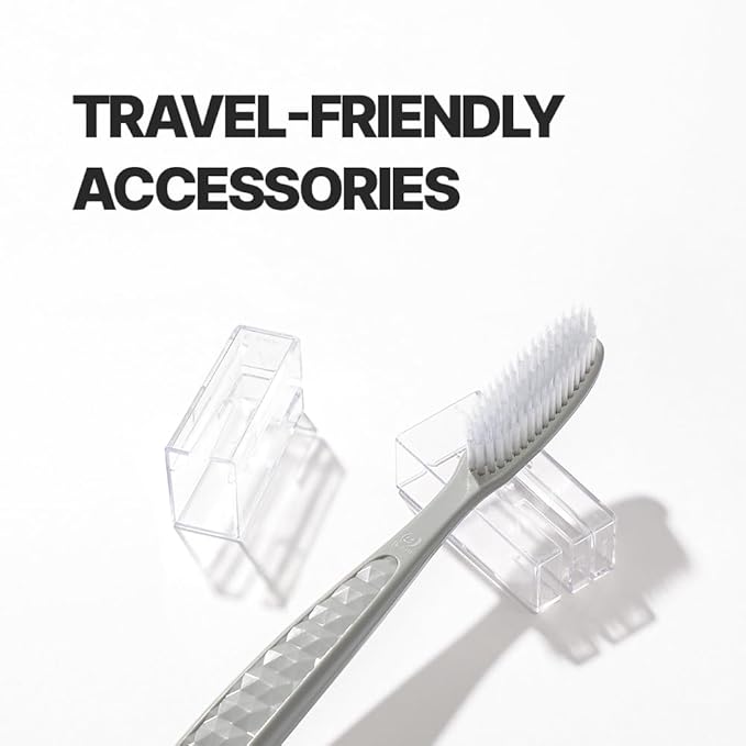 WANGTA Basic Stone - Extra Large Toothbrushes - 1.6 inch (4 cm) Wide Head, 4,000 Bristles for Deep Cleaning & Gum Care – Made in Korea Premium Oral Care – Plaque Remover for Sensitive Teeth (10 Pack)