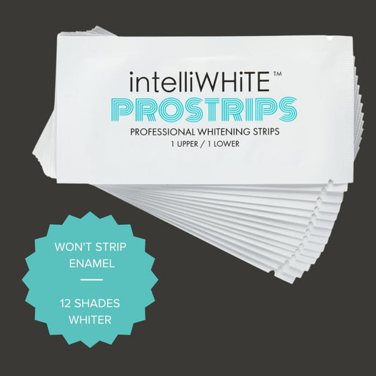 Prostrips - 12 Shades Whiter Teeth - 56 Enamel Safe REMINERALIZING Gentle Strips – 97% Had No Sensitivity - Bonus Size
