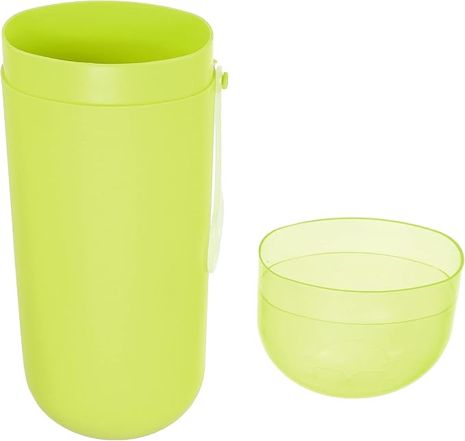 VOCOSTE 1 Pcs, Portable Toothbrush Case with Hook, Plastic, Traveling Toothbrush Holders Case, Travel Business, Yellow, 8.07"x2.36"x1.38"