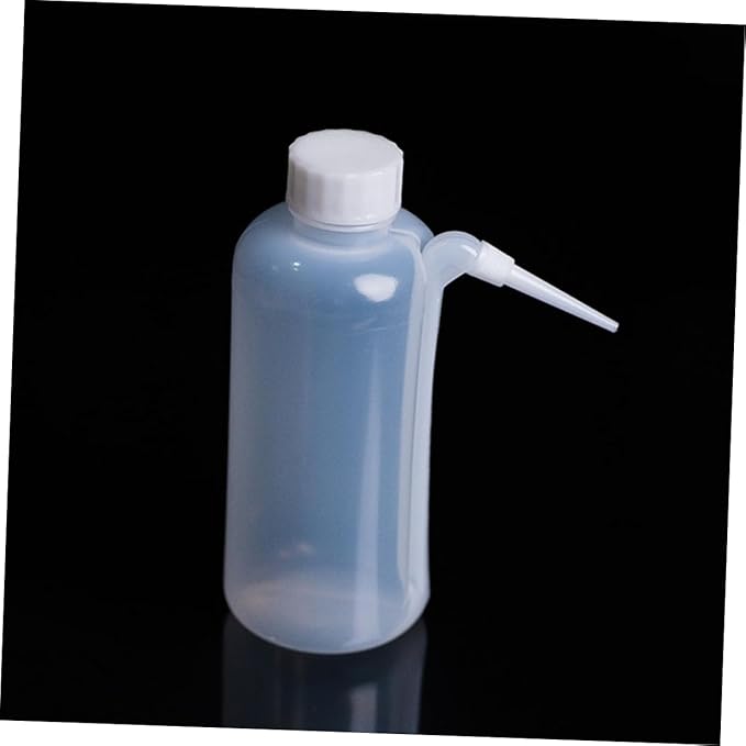 PRETYZOOM 500ml Wide Mouth Plastic Squeeze Wash Bottle Portable Rinse Bottle for Laboratory Tattoo and Cleaning Applications Leak-proof and Sturdy Design