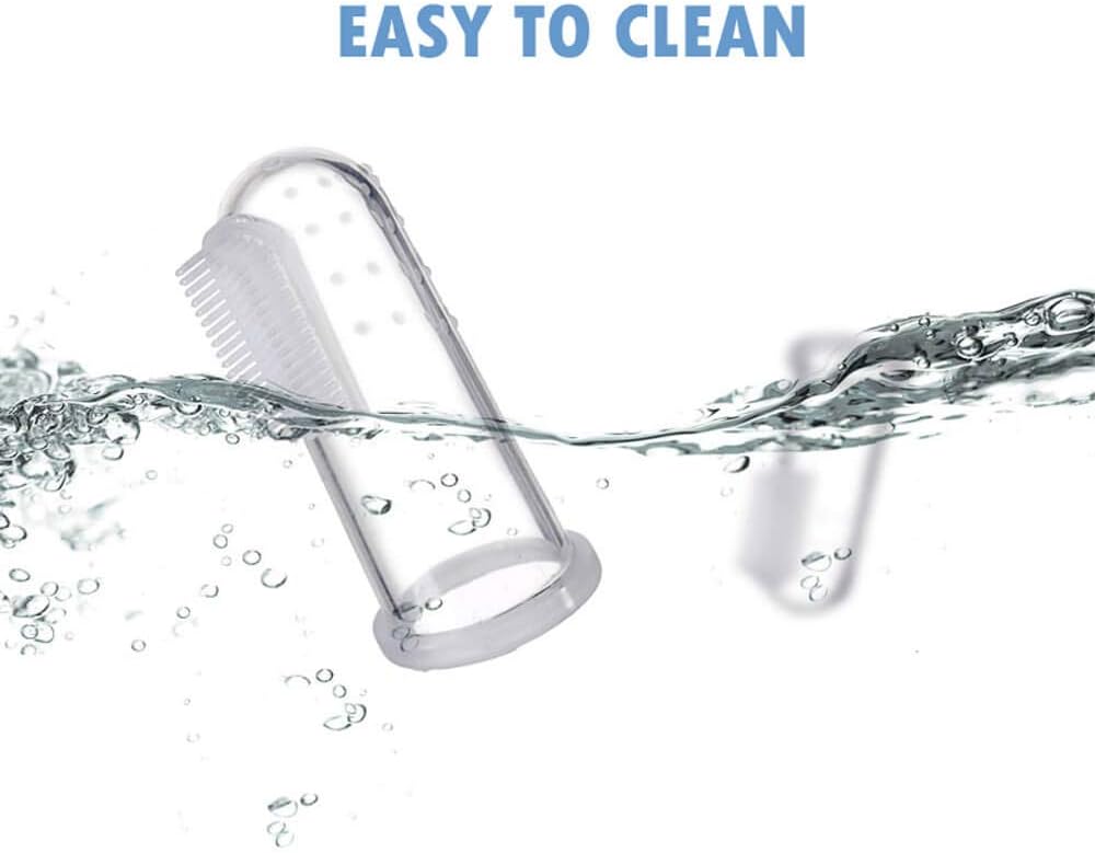 Jochebed Baby Finger Toothbrush for Training Teething - Infant & Toddles & Lids Teeth Brush Soft Babies Toothbrushes Oral Cleaning Massager to Train Your Child Healthy Oral Habits -3 PCS