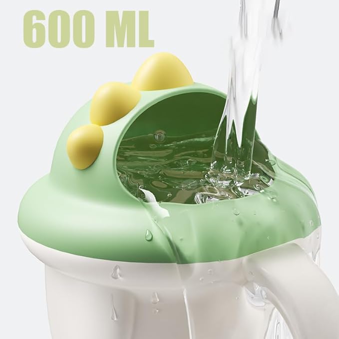 Rinse Shampoo Rinser Baby Rinse Cup Baby Bath Rinser Wash Hair Cup by Protecting Infant Eyes (Pink)