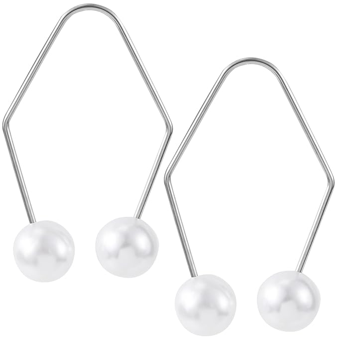 2pcs Natural Dimple Maker for Cheeks, White Facial Muscle Dimple Trainer Shaper, Facial Exerciser Tools for Beautiful Smile