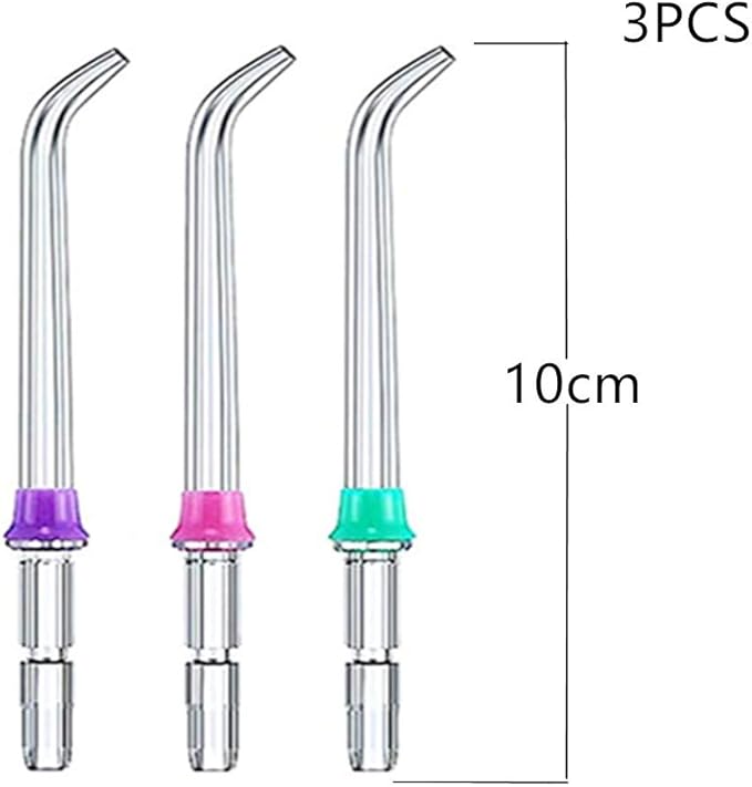 3 Pieces Replacement Heads Replacement Classic Jet Tips Dental Water Jet Nozzle Accessories for Water Flossers (Like WP-100)