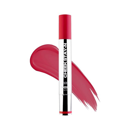 Sacheu Cheek STAY-N Liquid Blush for Cheeks — High Pigment, Buildable, Lightweight Cream Blush for Dewy & Radiant Flushed Cheeks — Long-lasting & Cruelty Free, I'm Flirty