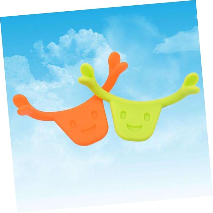 2pcs Smile Trainer Silicone Mouth Exerciser for Face Muscle Stretching and Lifting Edible Safe Material Smile Lifting Training Tool for Natural Enhancement