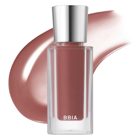 BBIA Over Glaze Lip Gloss - Plumping & Volumizing Glossy Lip Tint with High-Glow Glassy Shine Finish, Naturally Moisturizing, Non-Sticky, Lightweight, Vegan, Korean Makeup (07 WALNUT SYRUP)