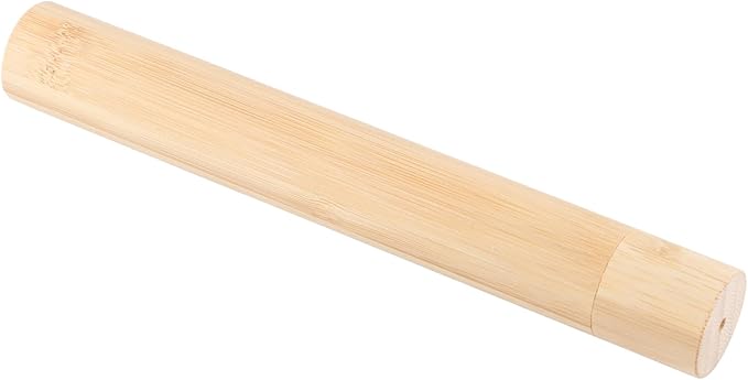 Bamboo Toothbrush Holder, 21×2.8cm Toothbrush Covers, Toothbrushs Holders Travel, Portable, for Traveling, Teeth,