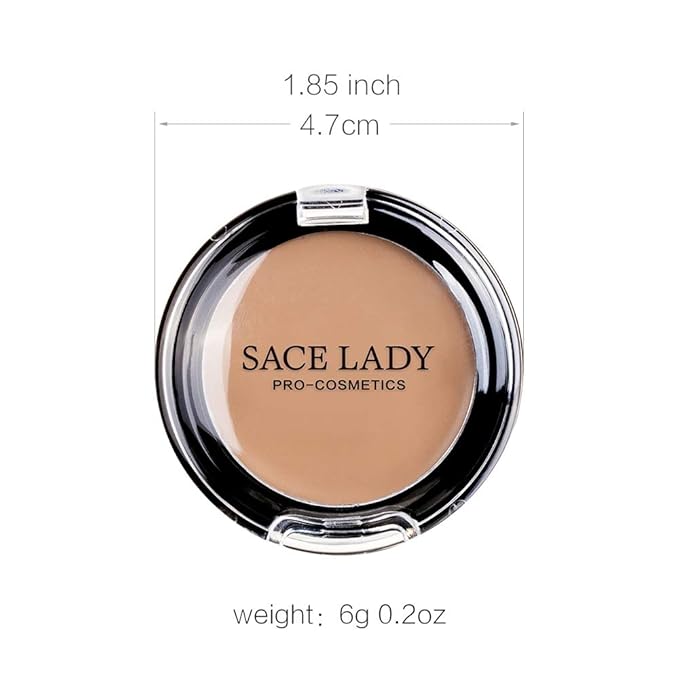 3 Pack Full Coverage Concealer Cream Makeup, Waterproof Matte Smooth Concealer Corrector for Dark Spot Under Eye Circles (3×5g/0.18Oz, #40 Natural)