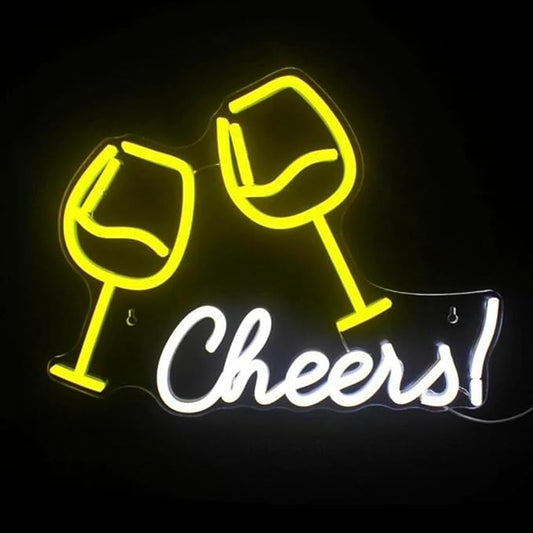 LED Neon Sign Night Light for Wall Party Décor Bedroom Room Bar Wedding Home Birthday Art Decoration Christmas with USB Chain Light modulator 5v 16.5"*9.1"