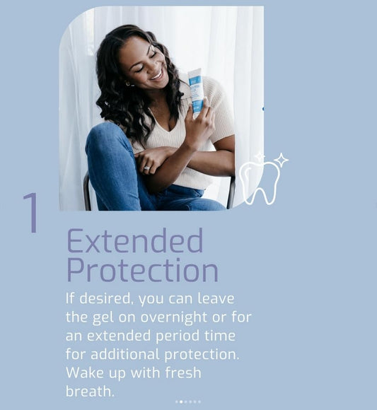 Silver Biotics Tooth Gel | SilverSol Ag₄O₄ 22 ppm Nano-Silver Infused Gel for All Natural Gum & Teeth Protection | Glacial Mint | 4 oz