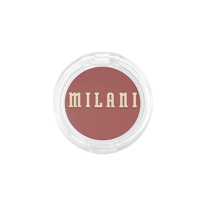 Milani Blush Makeup – Cheek Kiss Cream Blush for Cheeks, Buildable Cream-to-Gel Blusher & Lip Tint, Dewy Natural Color, Hydrating - Nude Kiss